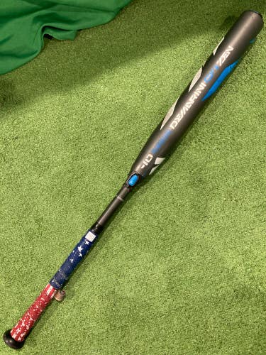 Gray Used 2019 DeMarini CF Zen Composite Bat (-10) 23 oz 33"