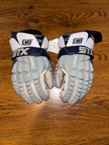Used  College STX Large Rzr Lacrosse Gloves