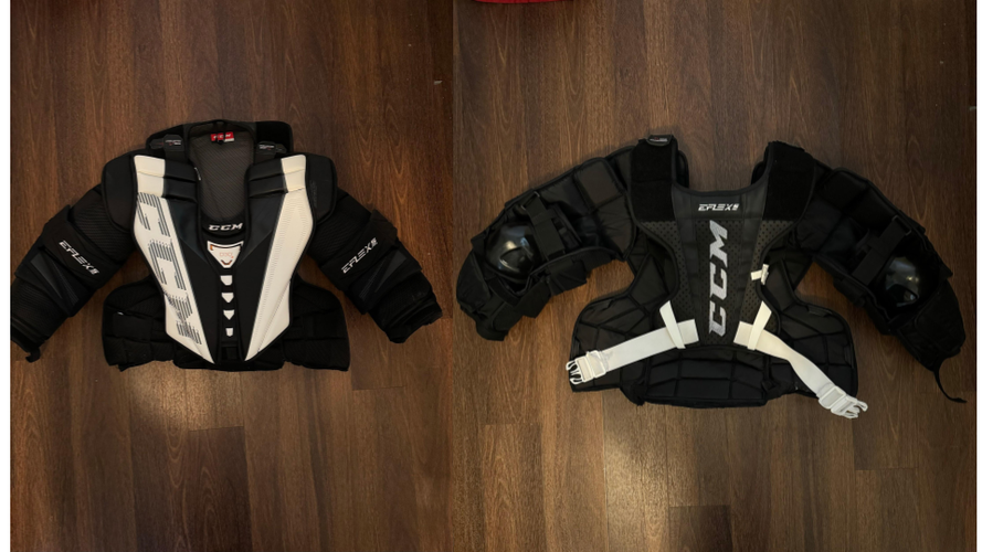 Used Small CCM Eflex 5 pro Goalie Chest Protector