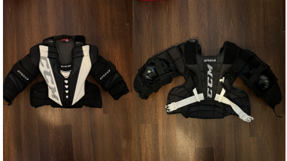 Used Small CCM Eflex 5 pro Goalie Chest Protector