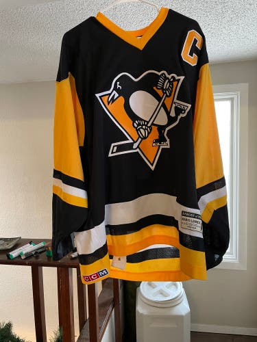 Lemiux penguins hockey jersey