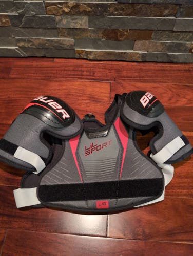 Youth New Large Bauer Lil Sport Shoulder Pads