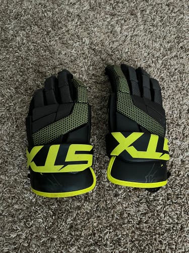 Used STX 13" Stallion 100 Lacrosse Gloves