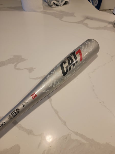 Used USSSA Certified Marucci Alloy CAT7 Bat (-10) 18 oz 28"