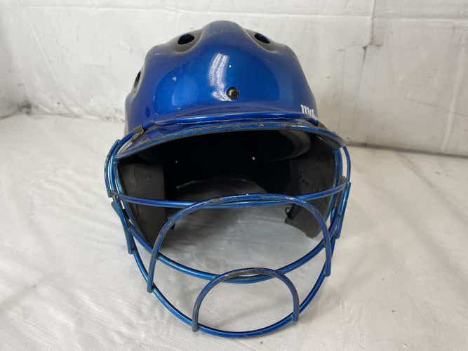 Used Wilson A5225 6 1 8-7 1 4 Fastpitch Softball Batting Helmet W Mask