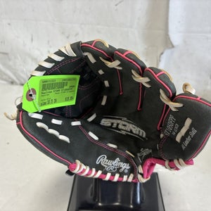 Used Rawlings Storm St1050fpp 10 1 2" Leather Shell Youth Fastpitch Softball Fielders Glove