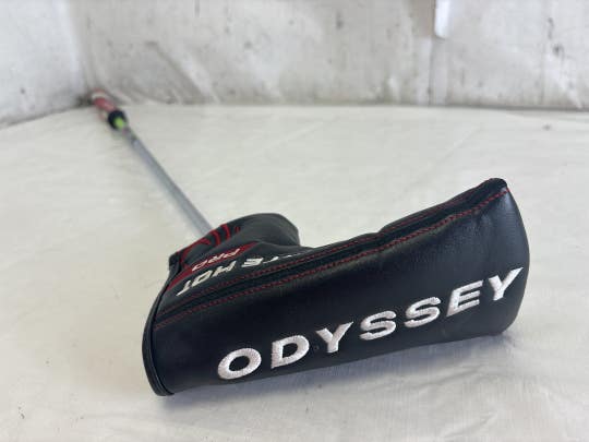 Used Odyssey White Hot Pro 1 Golf Putter 34.5" W Super Stroke Mid Slim 2.0 Grip