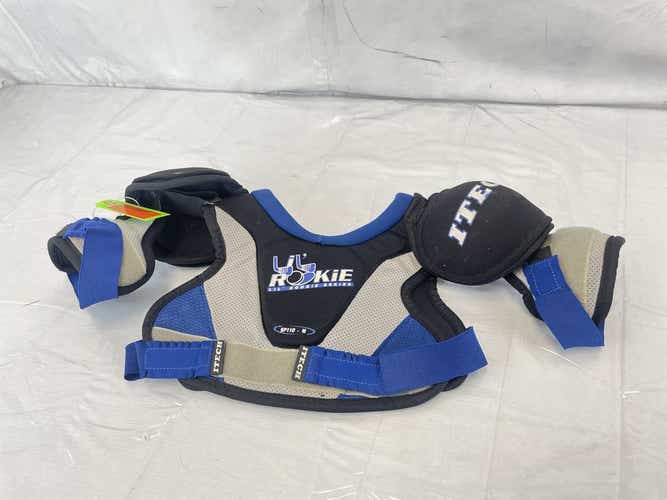 Used Itech Lil Rookie Series Sp110 Junior Md Ice Hockey Shoulder Pads