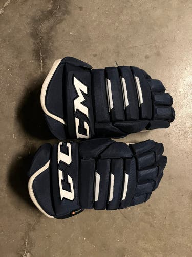 Used 15” CCM Tacks Hockey Gloves