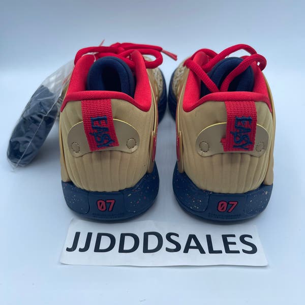 Nike KD 15 \'Olympic\' Metallic Gold/Navy-Red Basketball Shoes M 5.5, W 7 KD 15 “Olympic” DC1975-700 Gold/Navy-Red - SoleSnk main image 2