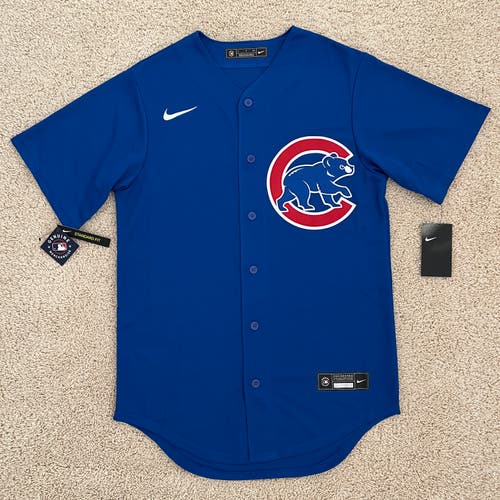 Nike Chicago Cubs Genuine MLB Baseball Royal Jersey Men’s Size Small
