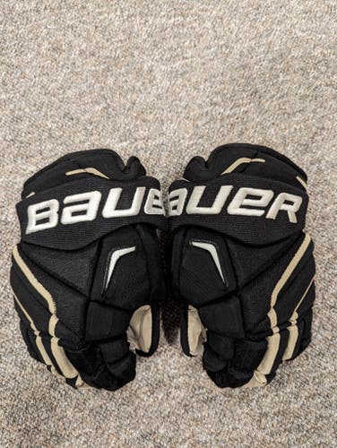 Bauer APX2 Pro Stock Hockey Gloves Pittsburgh Penguins