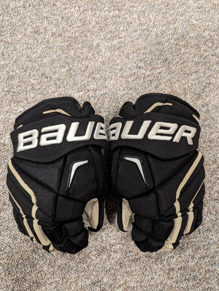 Bauer APX2 Pro Stock Hockey Gloves Pittsburgh Penguins
