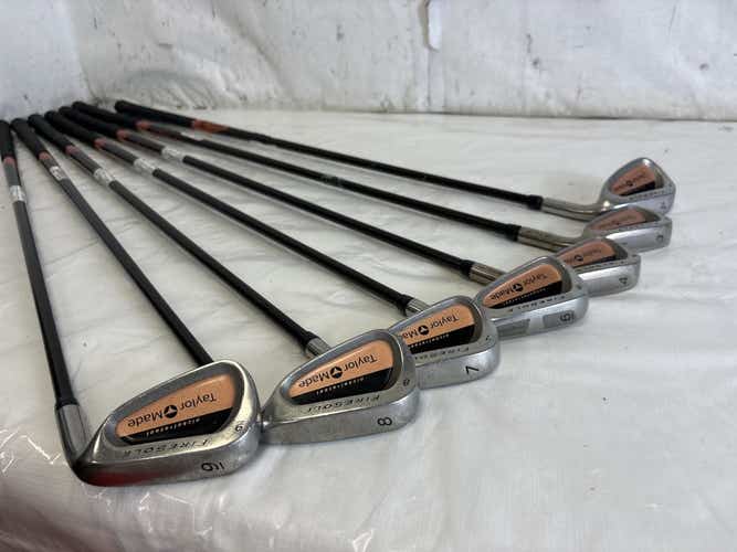 Used Taylormade Firesole 3i-pw Regular Flex Graphite Shaft Golf Iron Set Irons - Missing 5 Iron