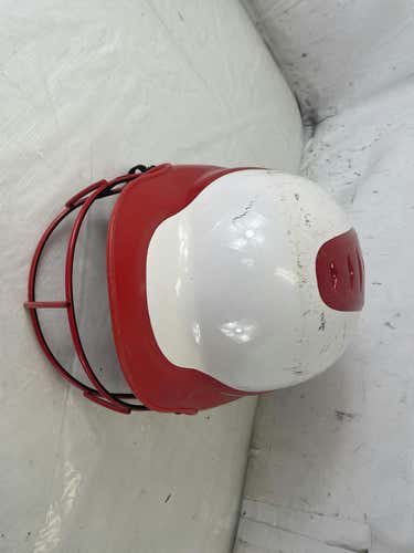 Used Rip-it 6 1 2 - 7 3 8 M L Fastpitch Softball Batting Helmet W Mask