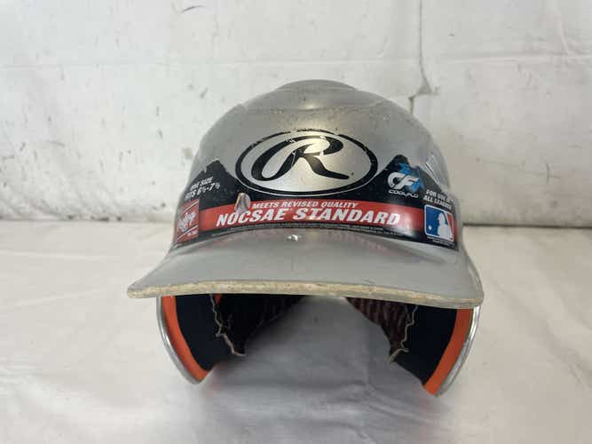 Used Rawlings Cfbhn-r2 6 1 2- 7 1 2 Baseball And Softball Batting Helmet