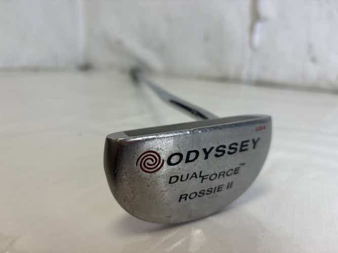 Used Odyssey Dual Force Rossie Putter Ii Golf Putter 35"