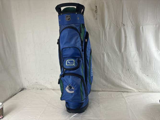 Used Nhl Vancover Canucks 8-way Golf Cart Bag