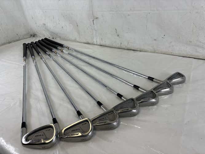 Used Mizuno T-zoid Mx-15 3i-9i Regular Flex Steel Shaft Golf Iron Set Irons