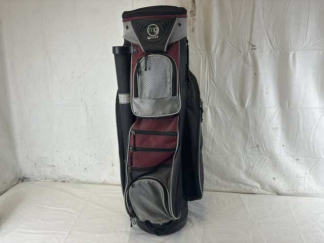 Used Mg Golf 14-way Golf Cart Bag W Rain Hood