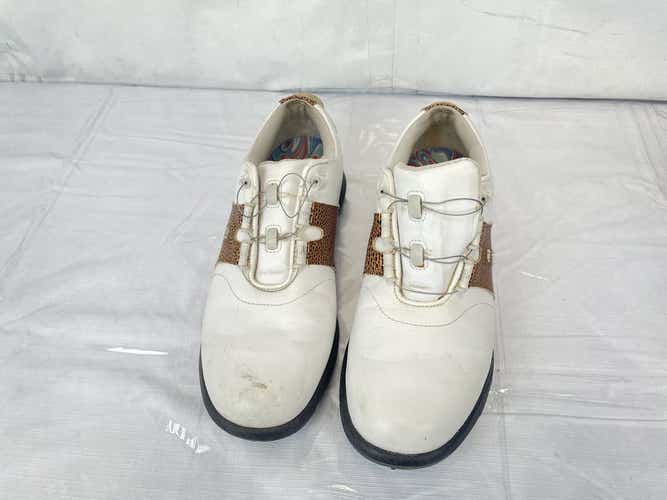 Used Foot Joy Dry Joys W Boa Lace Womens 7.5 Golf Shoes