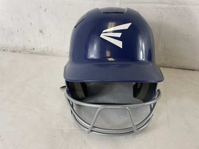 Used Easton Z5 6 7 8 - 7 5 8 Baseball And Softball Batting Helmet W Mask