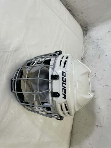 Used Bauer Prodigy 6 - 6 5 8 Youth Hockey Helmet W Cage - Hecc Cert Through 2027