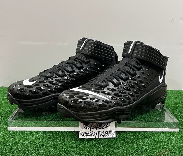 Nike Force Savage Pro 2 Shark Football Cleats Black Size 12.5 Mens BV5448-001