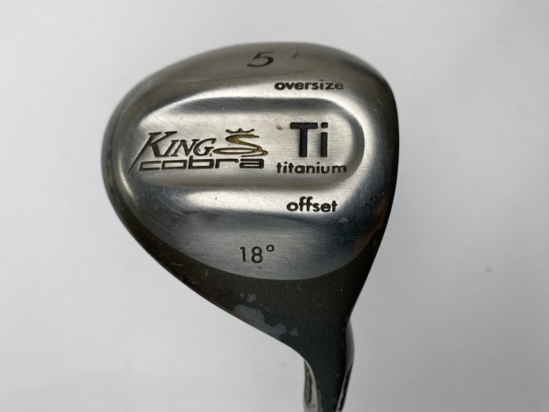 Cobra King Cobra Titanium 5 Fairway Wood 18* Titanium Offset Senior Graphite RH