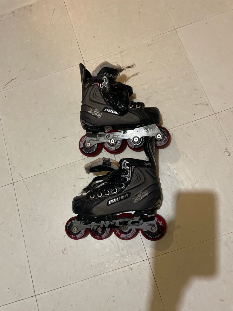 Used Bauer Regular Width Size 1 Vapor xr1 Inline Skates