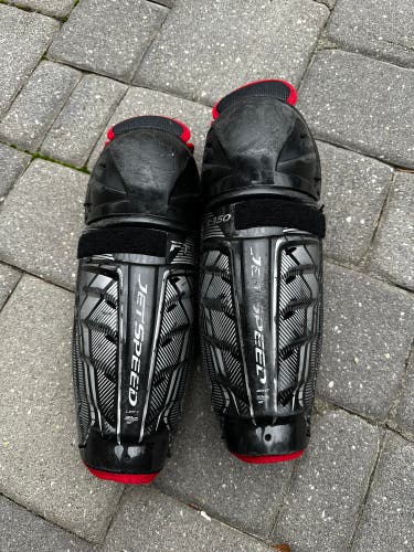 Used CCM 12"  JetSpeed FT350 Shin Pads