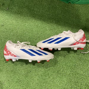 White Used Men's 2.0 (Women's 3.0) Xcrazyfast.3 FG Molded Adidas Cleats