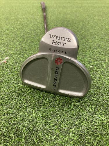 Used Odyssey White Hot 2-Ball Right Handed Belly Mallet Putter
