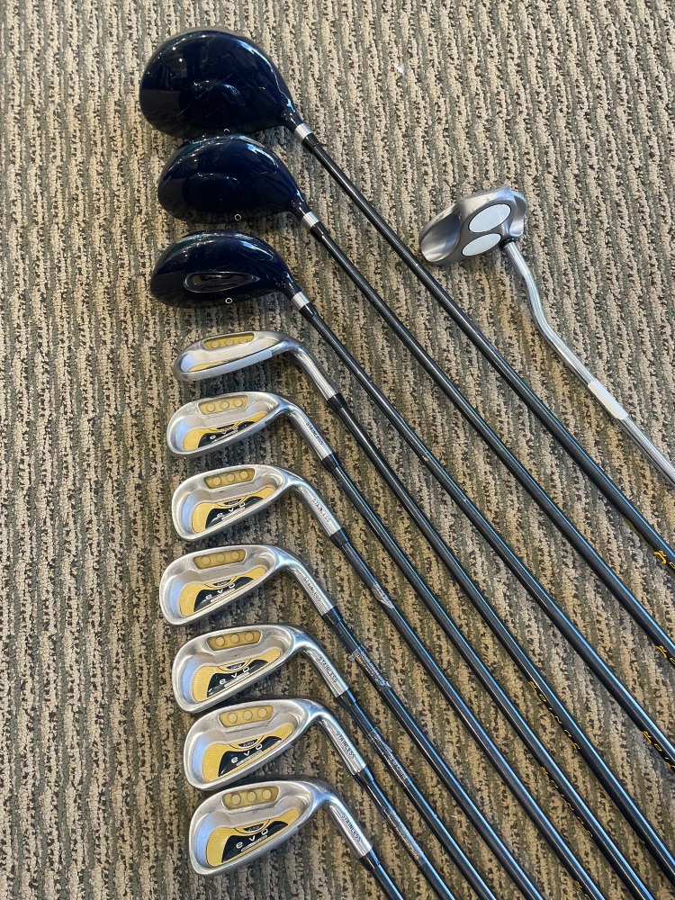 Used Junior Tommy Armour Evo Junior Right Handed Clubs (Full Set) 11 Pieces