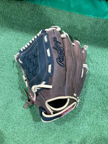 Brown Used Rawlings Mark of a Pro Left Hand Throw Baseball Glove 12.5"