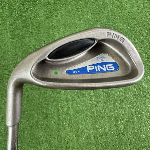 Ping G2 Green Dot PW Pitching Wedge Stiff Flex Steel Left Handed 35.5”