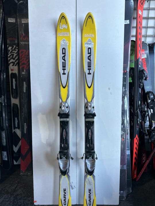 Used Head Carve Team Jr Skis 130cm 130 Cm Boys' Downhill Ski Combo