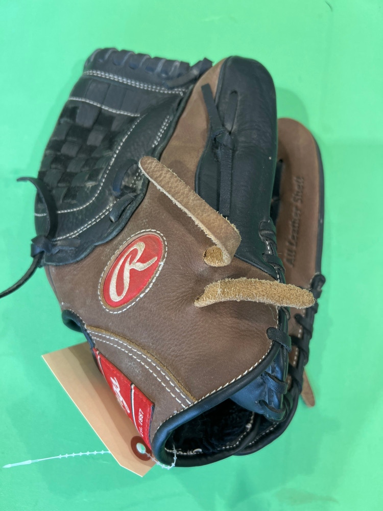 Used Kid Pitch (9YO-13YO) Rawlings Premium Series Right Hand Throw Baseball Glove 12"