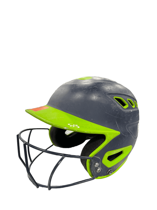 Used Boombah Helmet With Cage Md Baseball And Softball Helmets