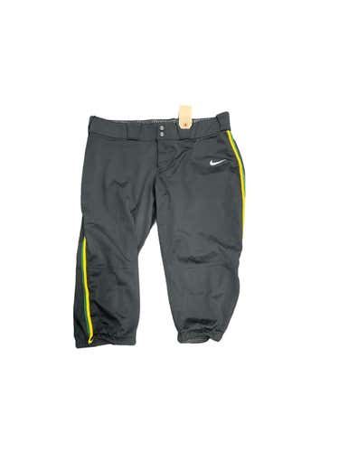 Used Nike Sb Pant Black Green Yellow Xl Baseball And Softball Bottoms