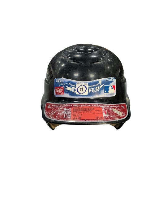 Used Rawlings Coolflo Md Standard Baseball & Softball Helmets