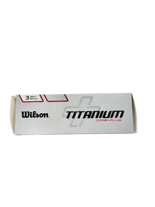 Used Wilson Tatanium Core Plus Golf Balls