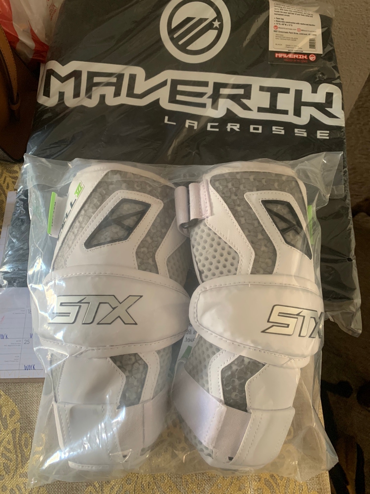 STX cell 6 arm pads and maverik bag