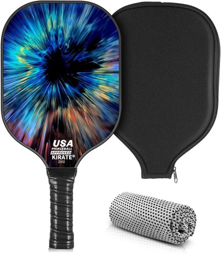 NEW KIRATE Ultralight Pickleball Paddle USAPA Approved Carbon Fiber Surface