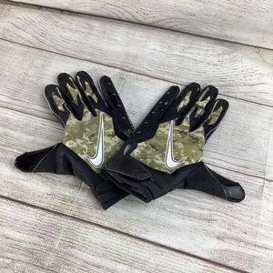 NEW Nike NFL Vapor Jet 6.0 Salute To Service Camo Football Gloves Men's Sz: MD