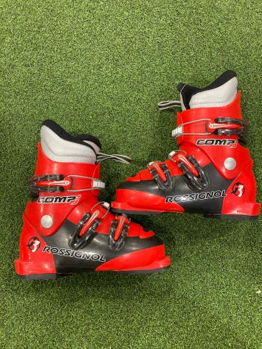 Used Kid's Rossignol Comp J Ski Boots Mondo Size 20.0 & 20.5