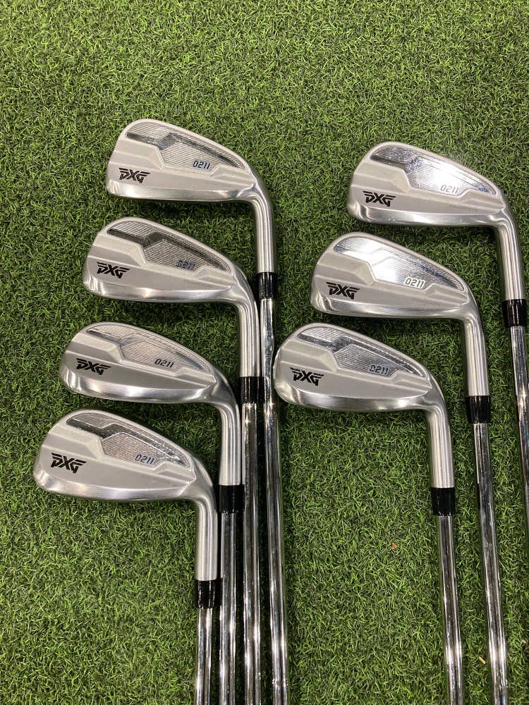 Used Men's PXG Right Handed Clubs (Full Set) Stiff Flex 7 Pieces