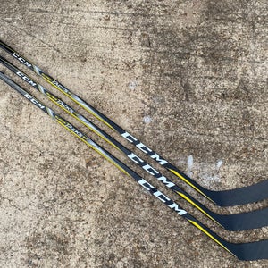3 Pack CCM Super Tacks 2.0 Pro Stock Hockey Stick Grip 90 Flex Left P90 9220