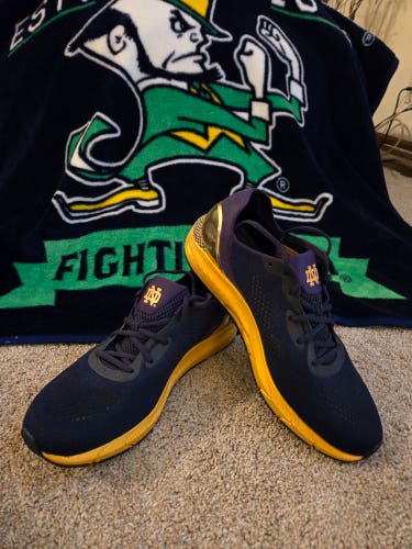 Notre Dame special edtion Under Armour athletic shoes