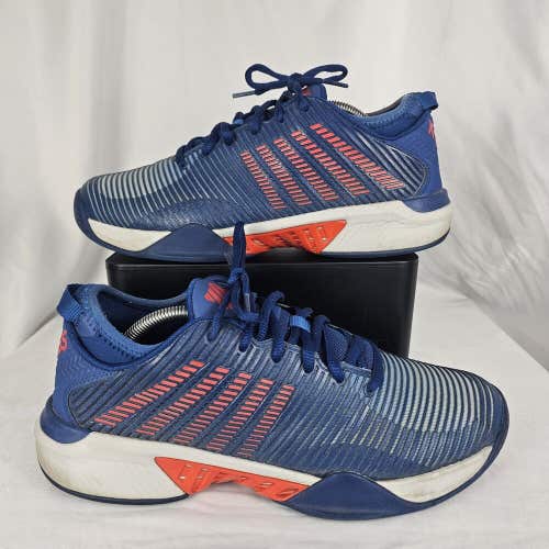 K-Swiss Hypercourt Supreme Tennis Shoe Low Men's Size 10 M 06615-049 Blue Red